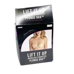 Fashion Forms Lift It up Backless Strapless Plunge Bra Nude Cup DD